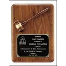 PG1687 American Walnut Plaque